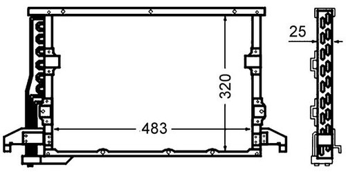 Mahle 512 000s kondensator - 512,