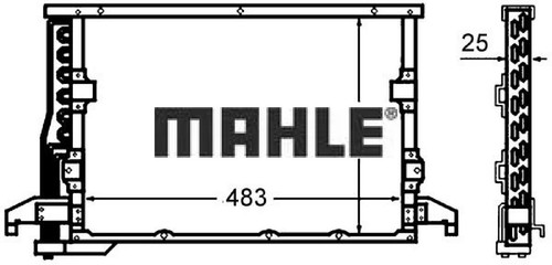 Mahle ac512000s kondensator - mahle,